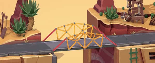 桥梁建筑师3 Poly Bridge3 中文版插画